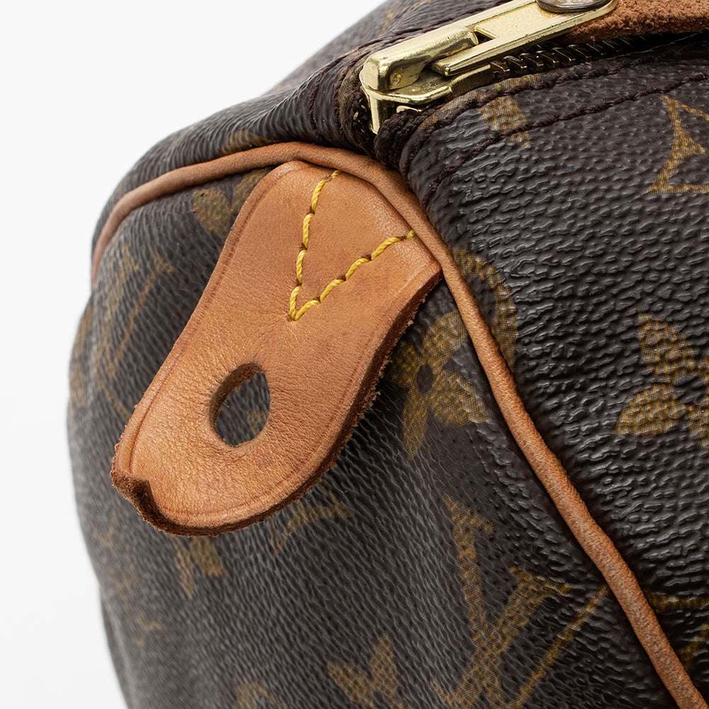 Louis Vuitton Vintage Monogram Canvas Speedy 30 Satchel (SHF-18387)