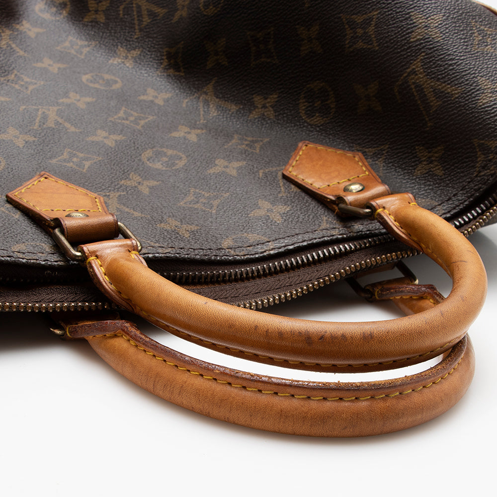 Louis Vuitton Vintage Monogram Canvas Speedy 35 Satchel (SHF-14899)