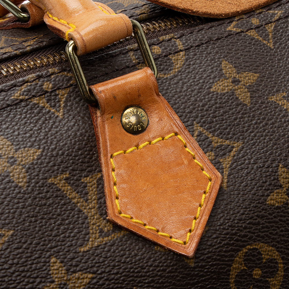 Louis Vuitton Vintage Monogram Canvas Speedy 35 Satchel (SHF-18363)