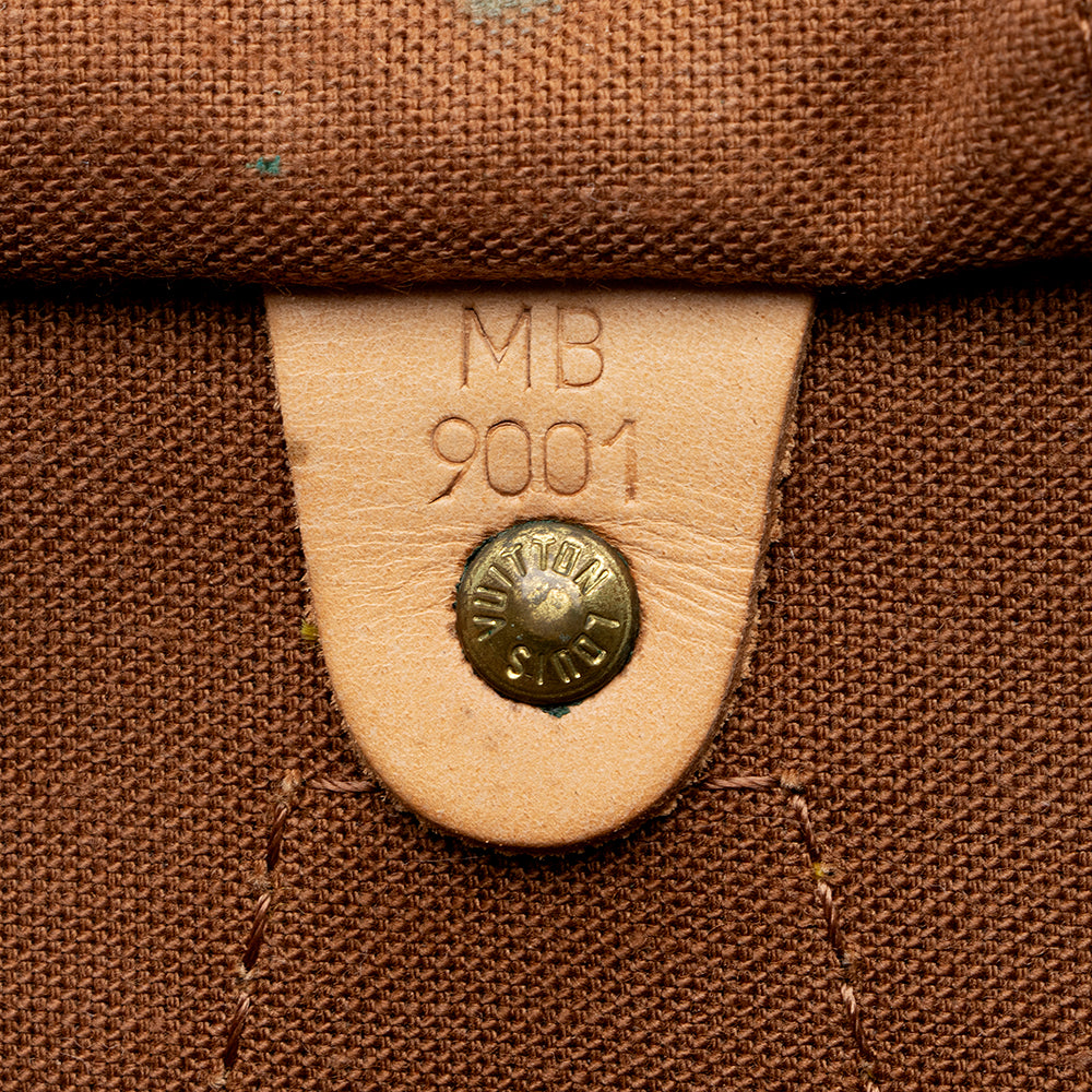 Louis Vuitton Vintage Monogram Canvas Speedy 40 Satchel (SHF-16124)