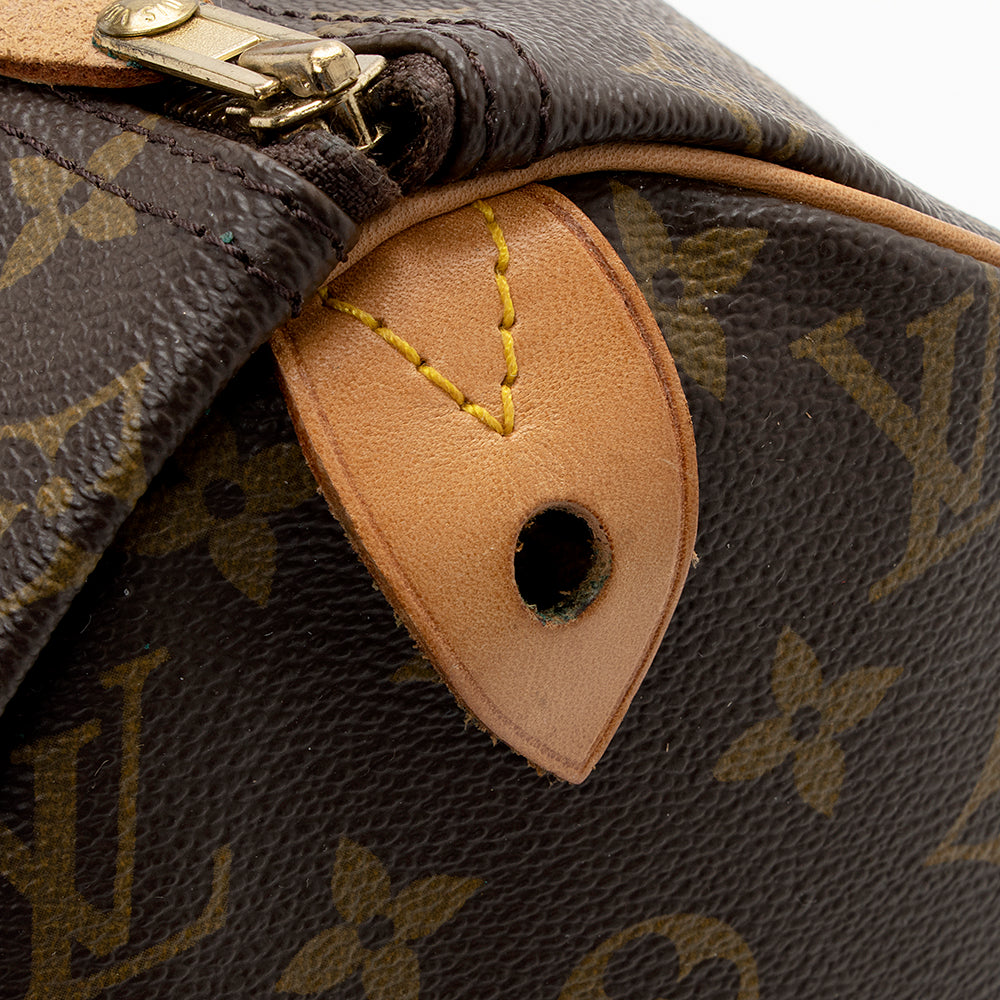 Louis Vuitton Vintage Monogram Canvas Speedy 40 Satchel (SHF-16124)