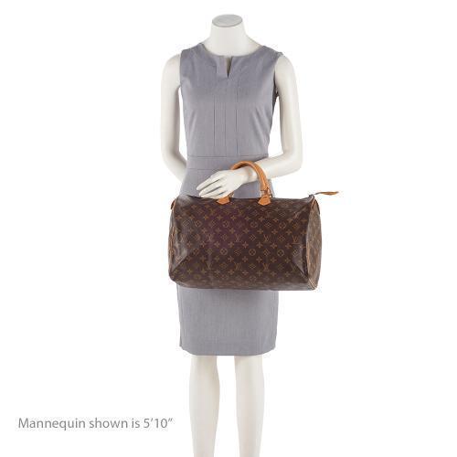 Louis Vuitton Vintage Monogram Canvas Speedy 40 Satchel (SHF-16124)
