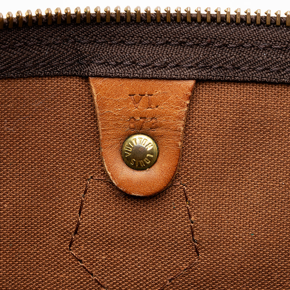 Louis Vuitton Vintage Monogram Canvas Speedy 40 Satchel (SHF-18364)