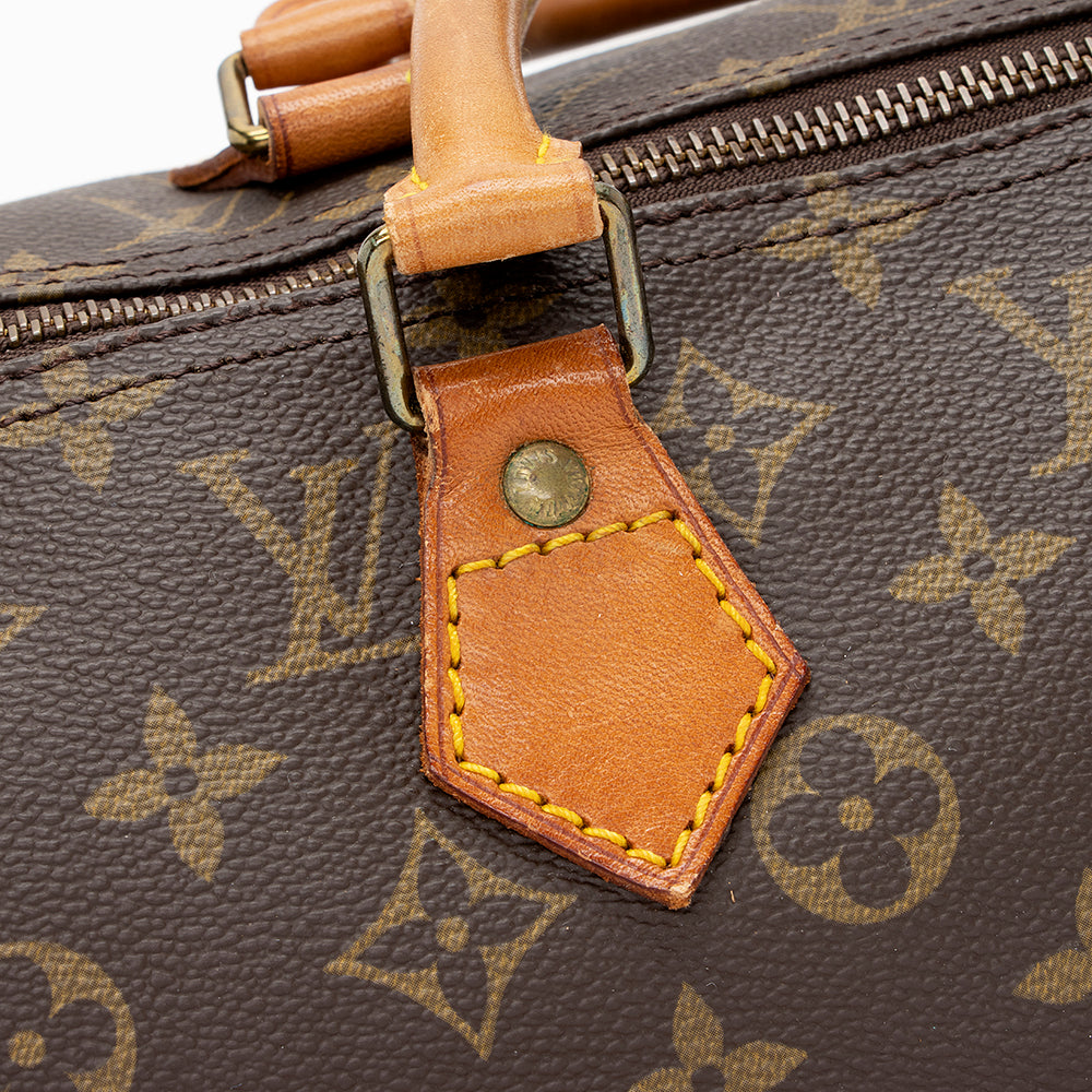 Louis Vuitton Vintage Monogram Canvas Speedy 40 Satchel (SHF-18364)