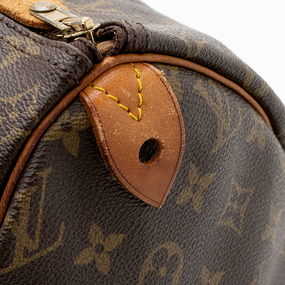 Louis Vuitton Vintage Monogram Canvas Speedy 40 Satchel (SHF-18364)