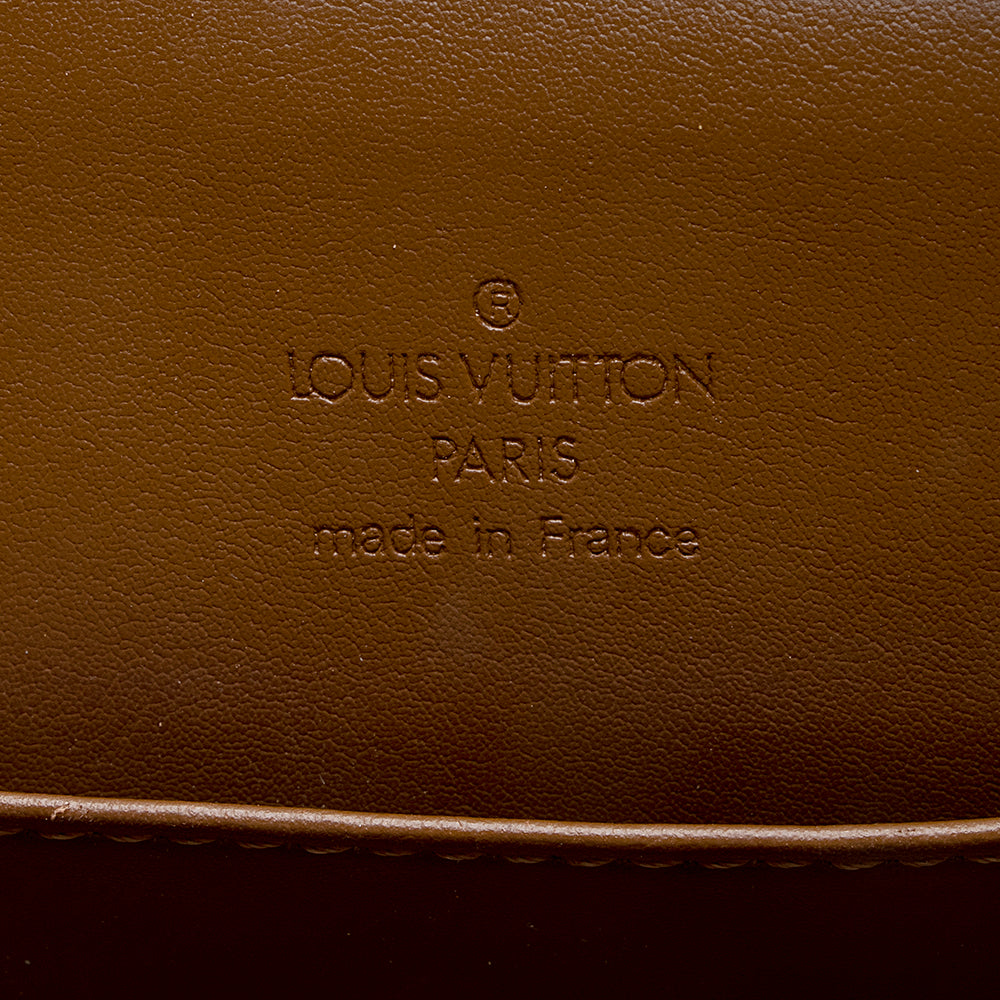Louis Vuitton Vintage Monogram Vernis Christie MM Shoulder Bag (SHF-18299)