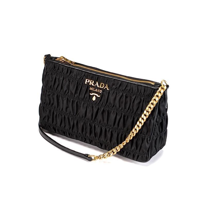 Nylon Tessuto Gaufre Shoulder Bag