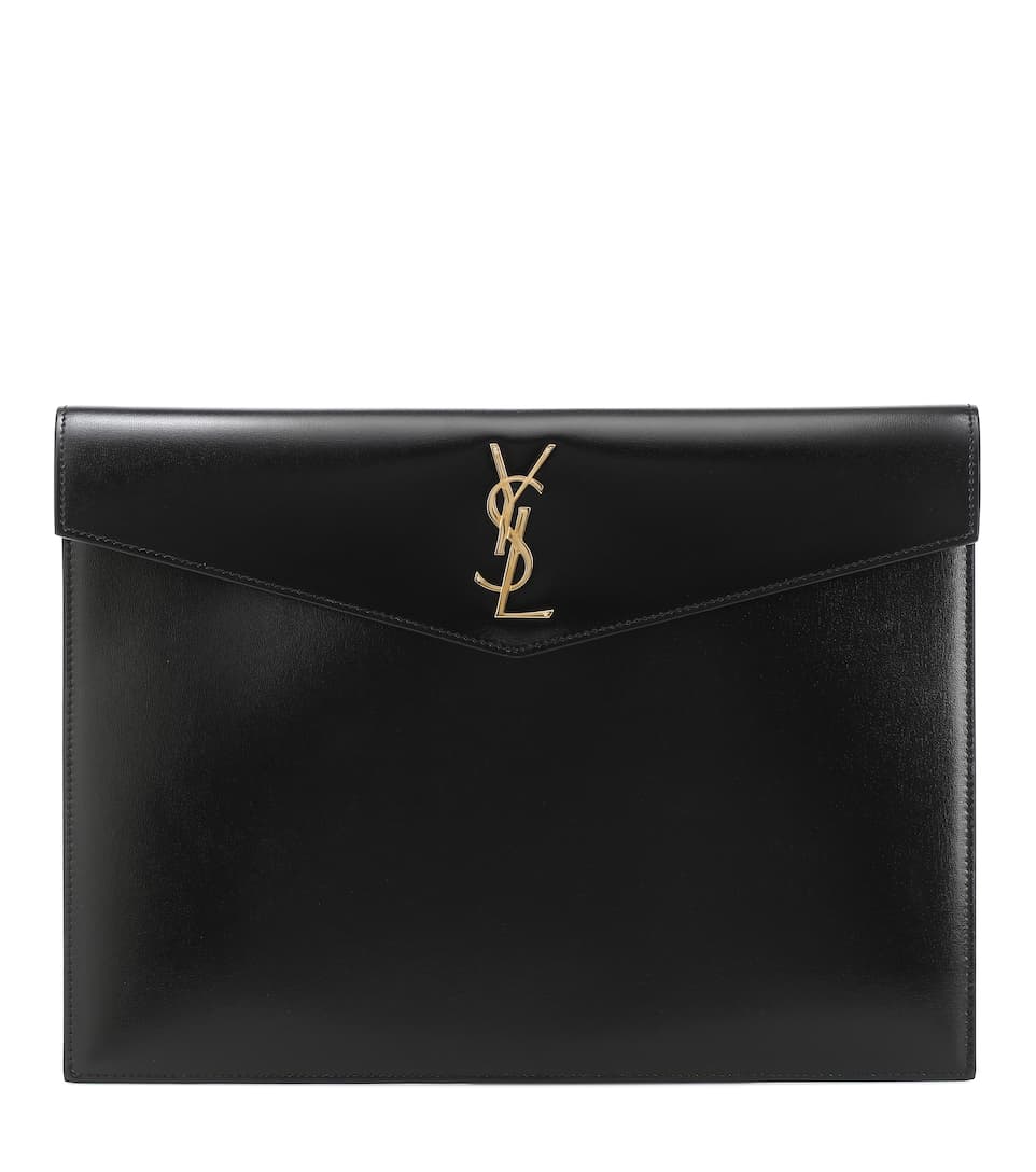 Uptown Large Leather Clutch