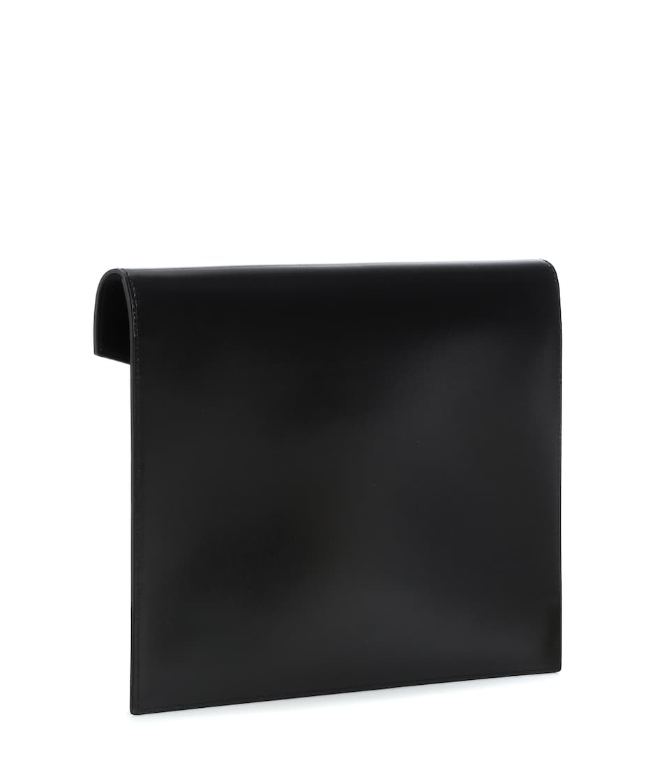 Uptown Large Leather Clutch