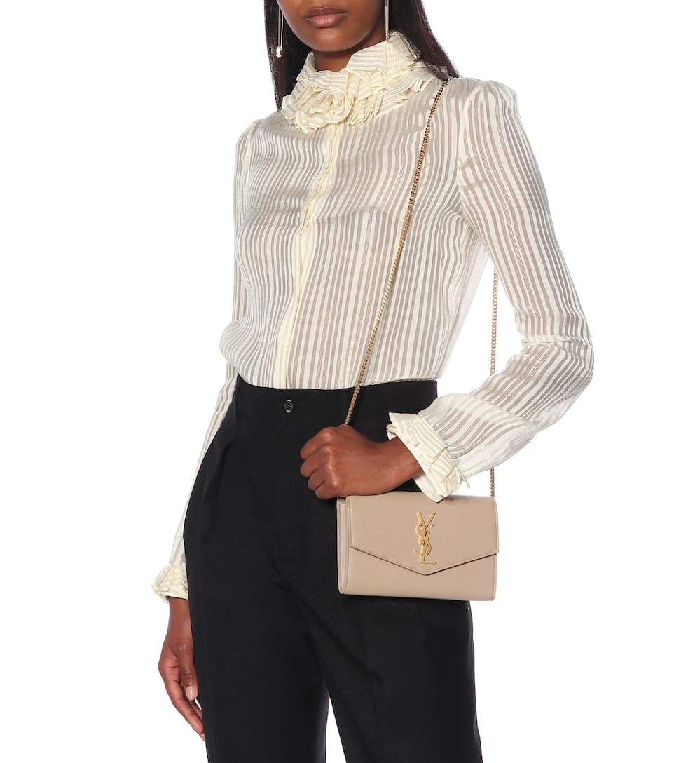 Uptown Small Leather Clutch