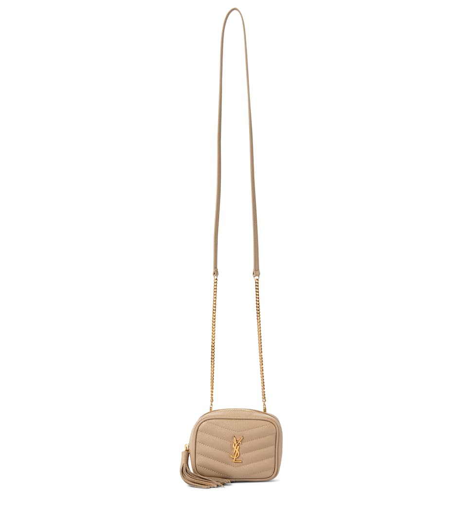 Lou Micro Leather Crossbody Bag