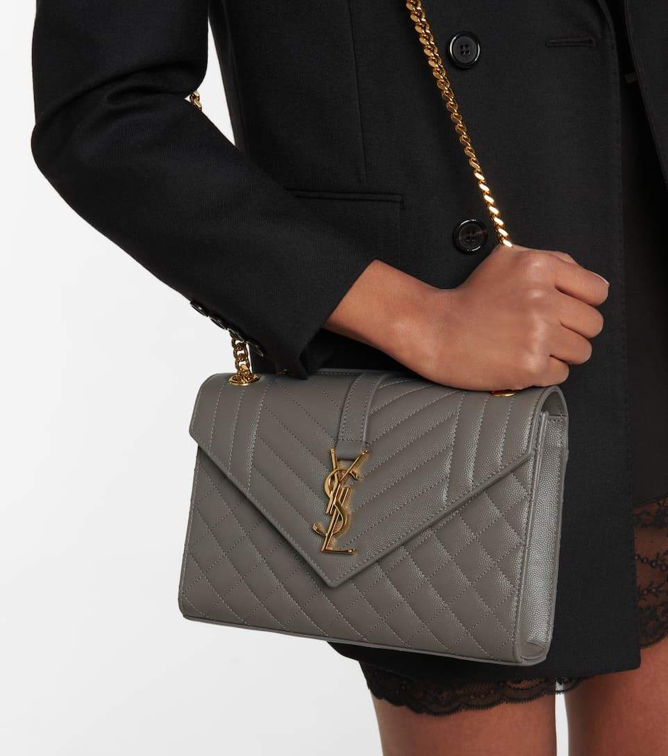 Envelope Medium Leather Shoulder Bag