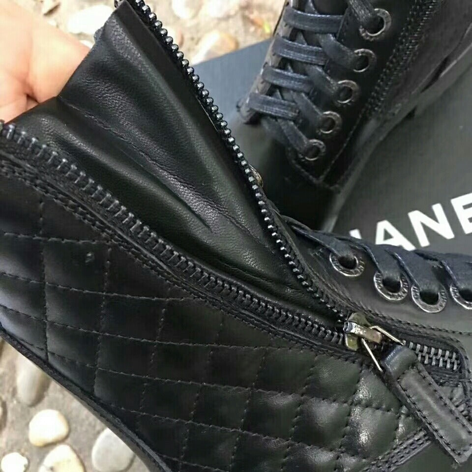 Chanel Ankle Boots Black