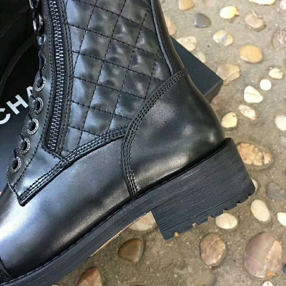 Chanel Ankle Boots Black