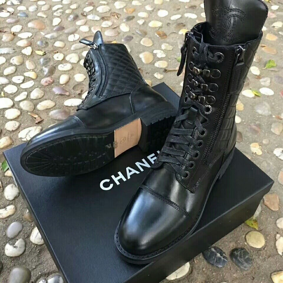 Chanel Ankle Boots Black