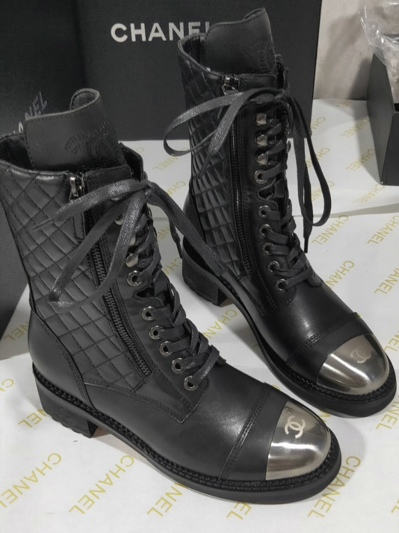 Chanel Ankle Boots Black