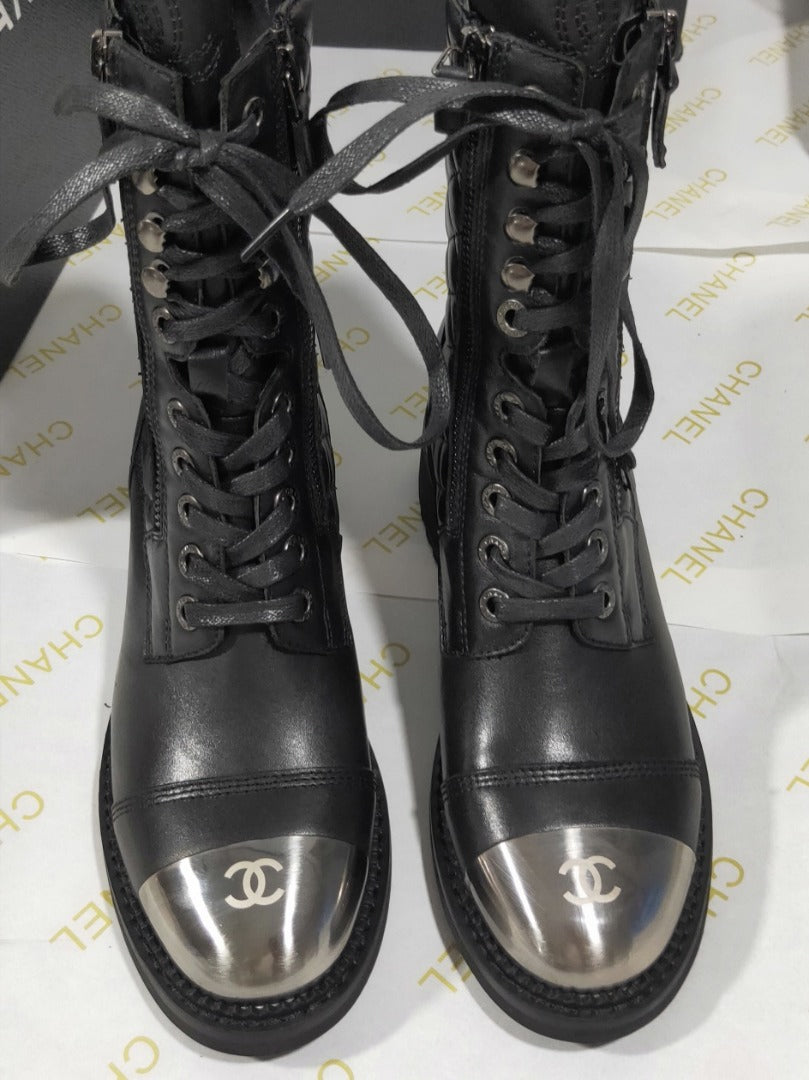 Chanel Ankle Boots Black