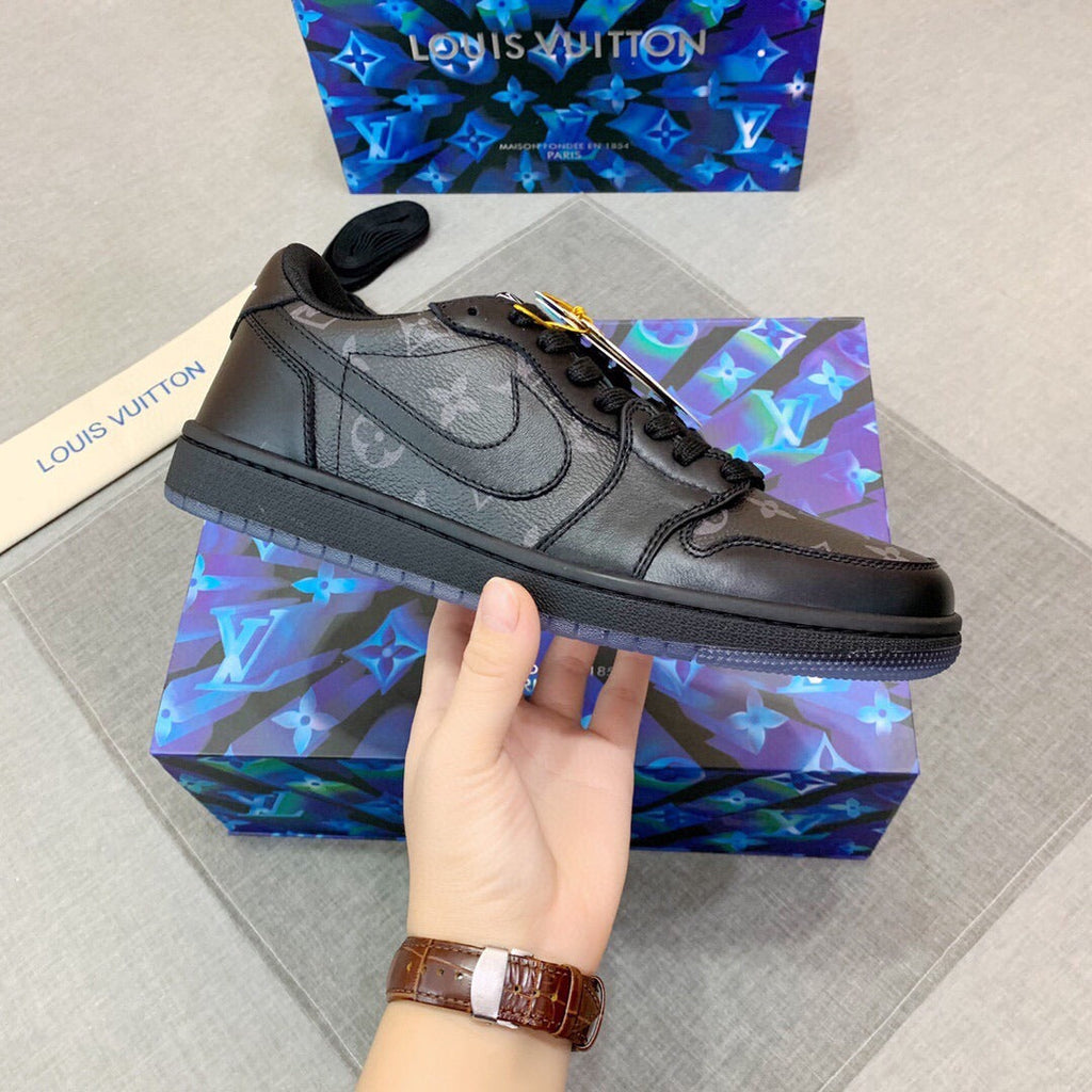 Louis Vuitton Nike Air Force 1 Black Men