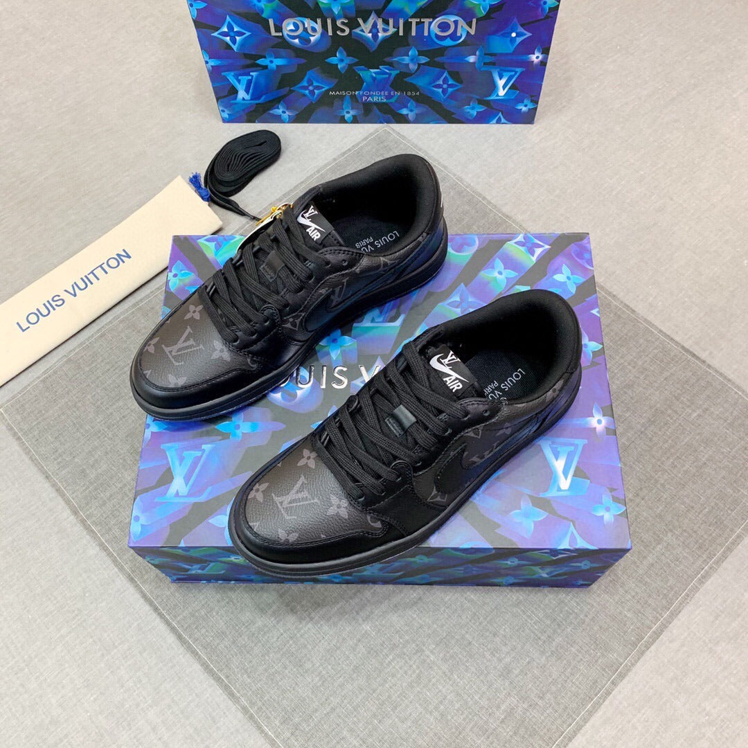 Louis Vuitton Nike Air Force 1 Black Women