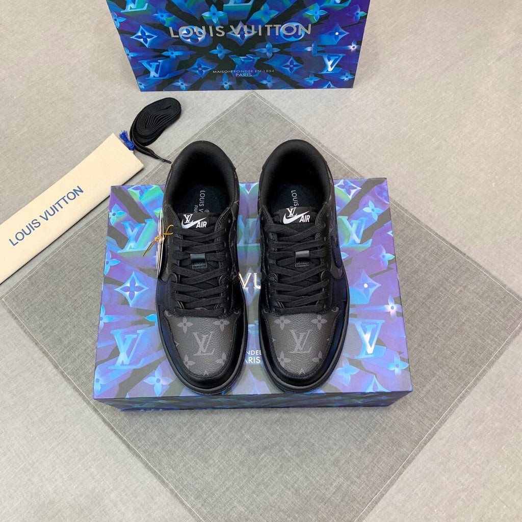 Louis Vuitton Nike Air Force 1 Black Women