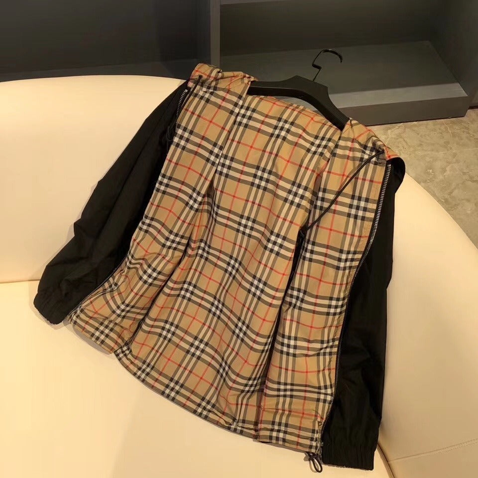 Burberry Reversible Vintage Check Hooded Jacket