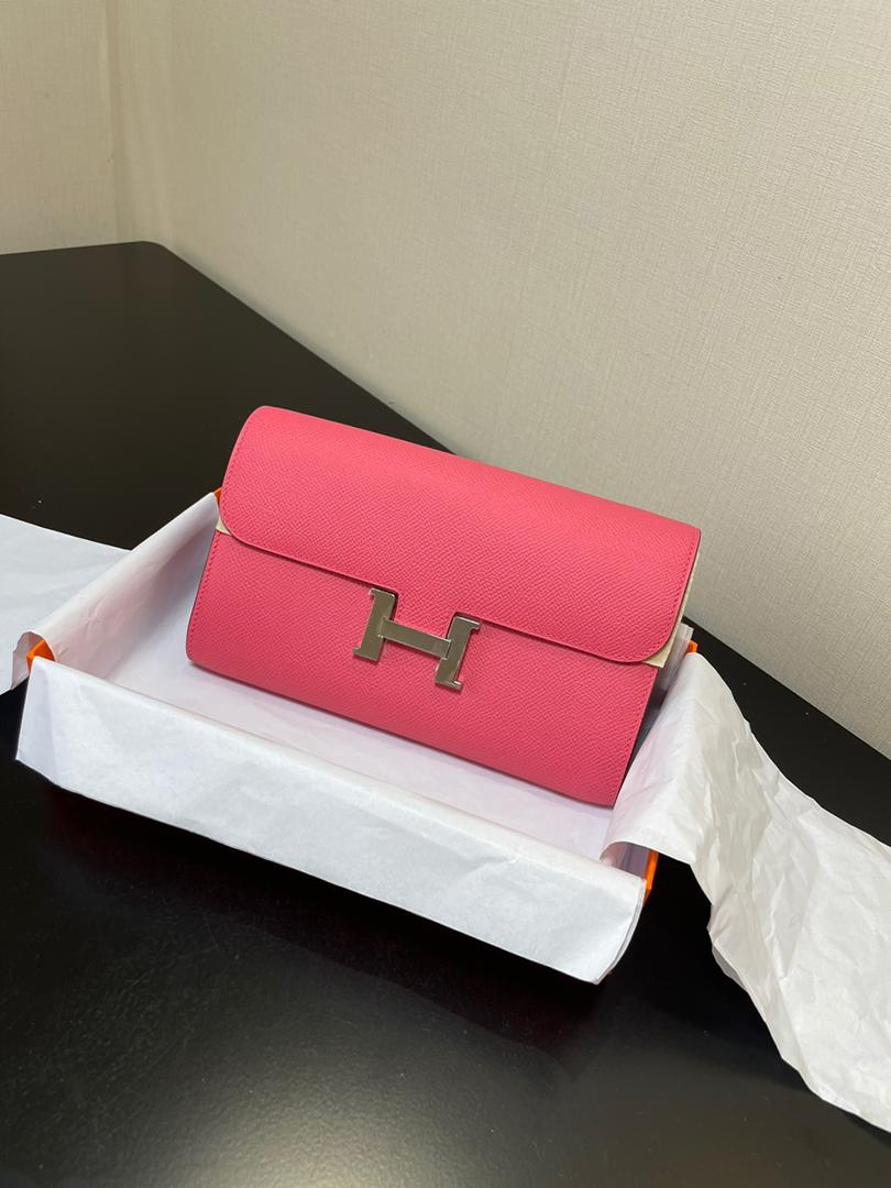 Hermes Constance Togo 21cm Pink