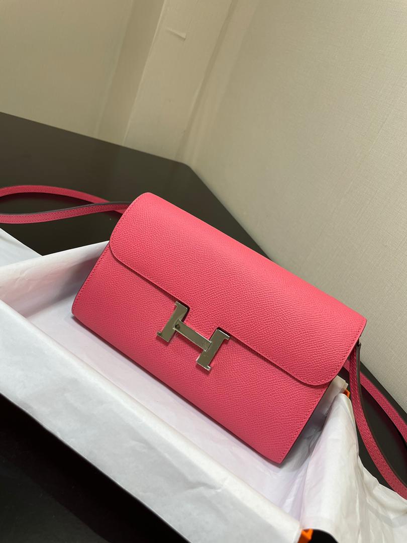 Hermes Constance Togo 21cm Pink