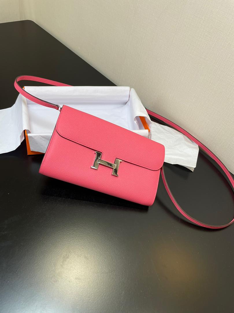 Hermes Constance Togo 21cm Pink