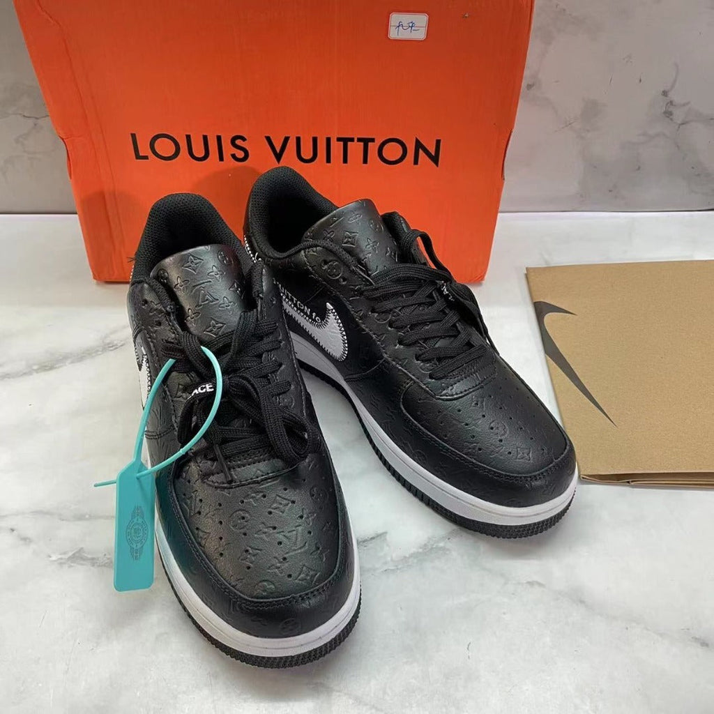 Louis Vuitton x Off-White x Nike Air Force 1 Black