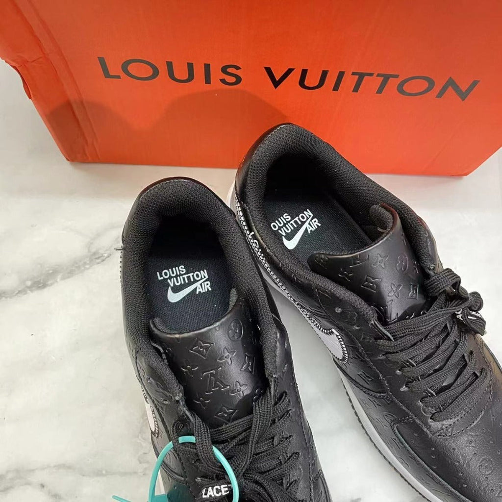 Louis Vuitton x Off-White x Nike Air Force 1 Black