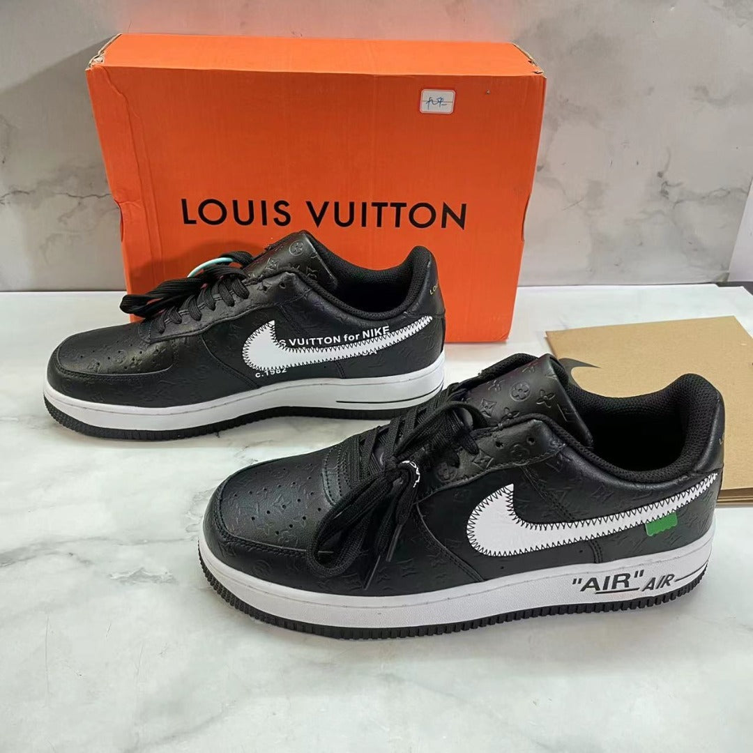 Louis Vuitton x Off-White x Nike Air Force 1 Black