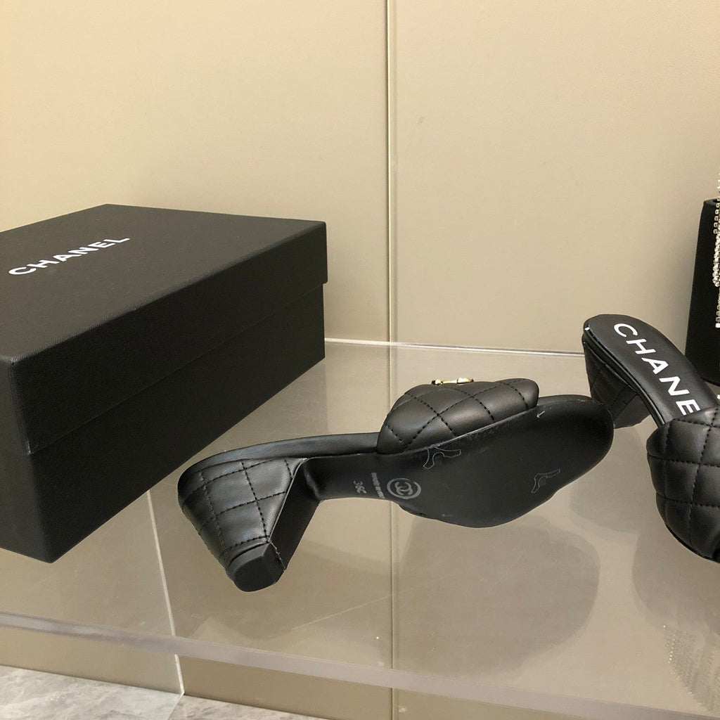 Chanel Mules Black