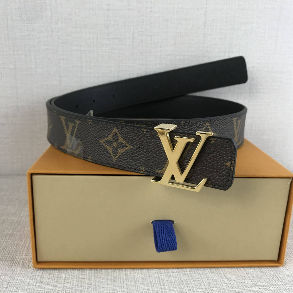 Louis Vuitton LV Initiales Reversible Belt Black