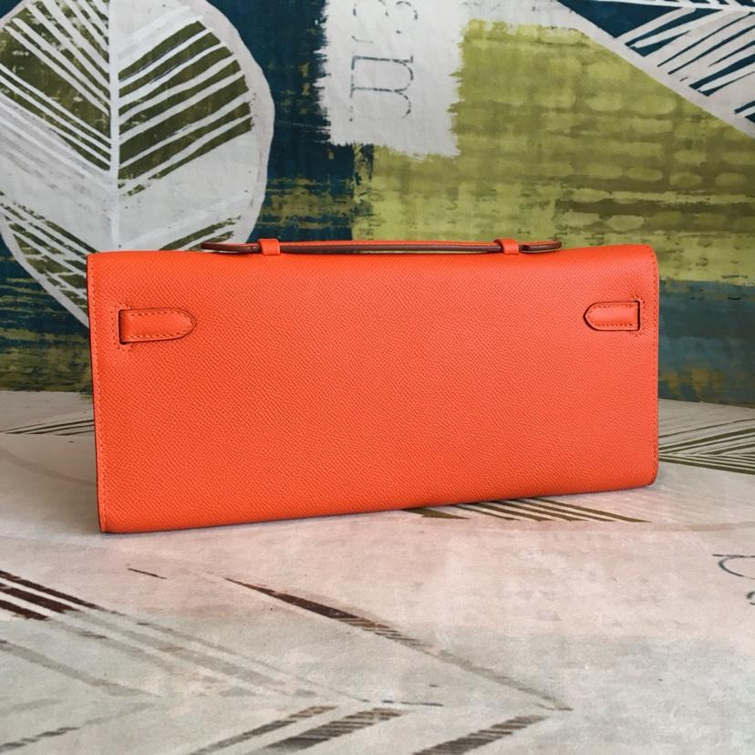 Hermes Kelly Classic Wallet 31cm Orange
