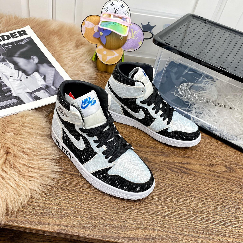 Nike Louis Vuitton High Top Beaded Women