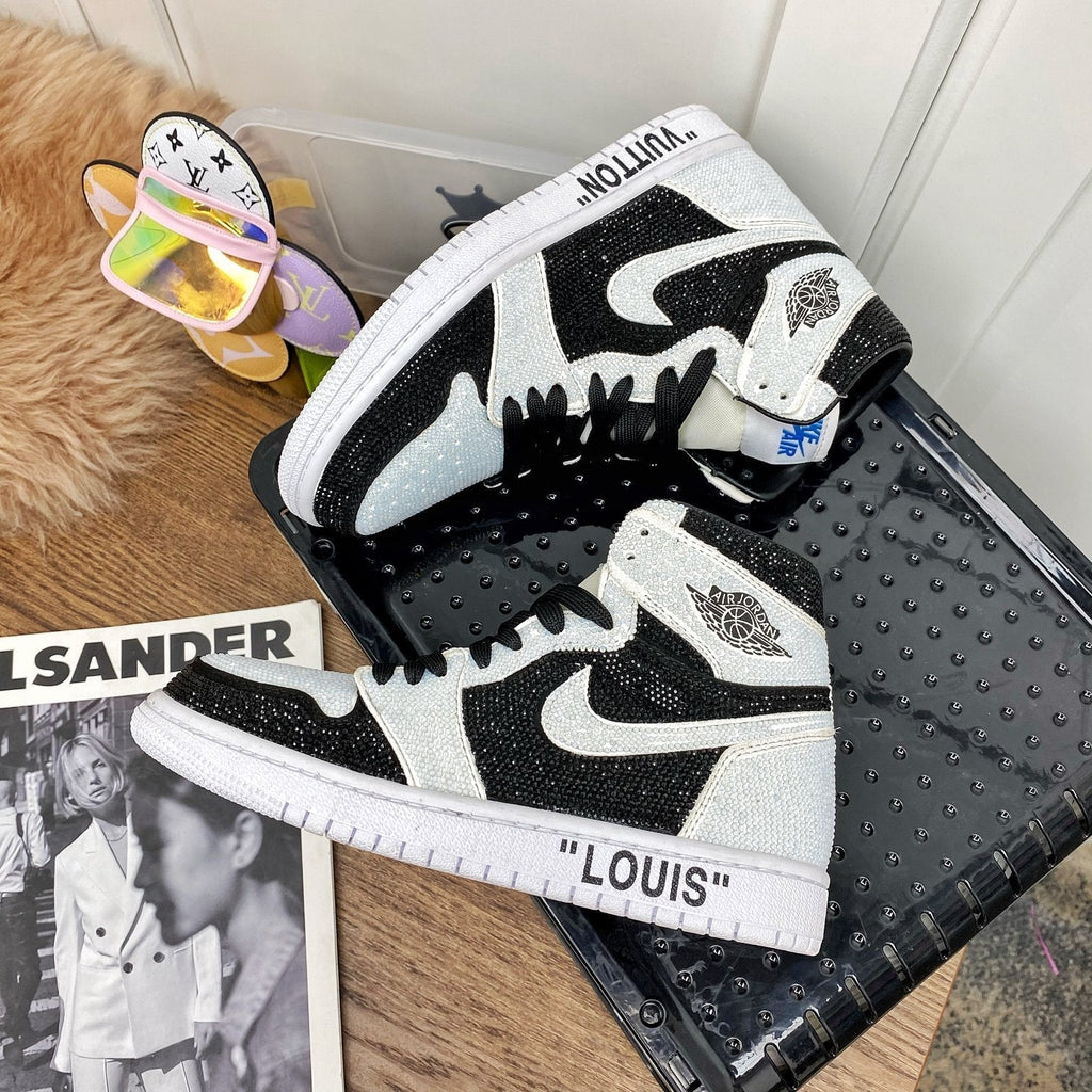 Nike Louis Vuitton High Top Beaded Women