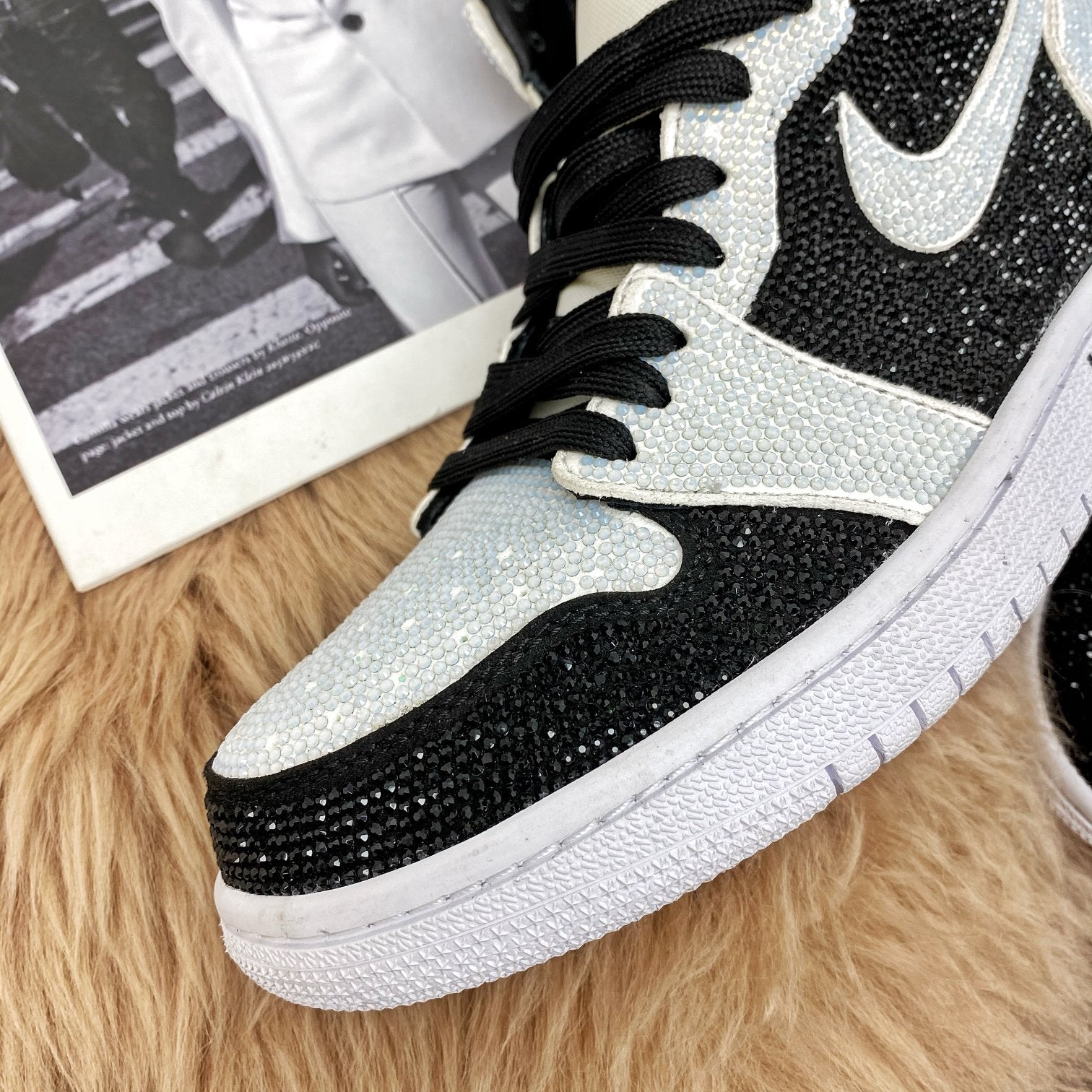 Nike Louis Vuitton High Top Beaded Women