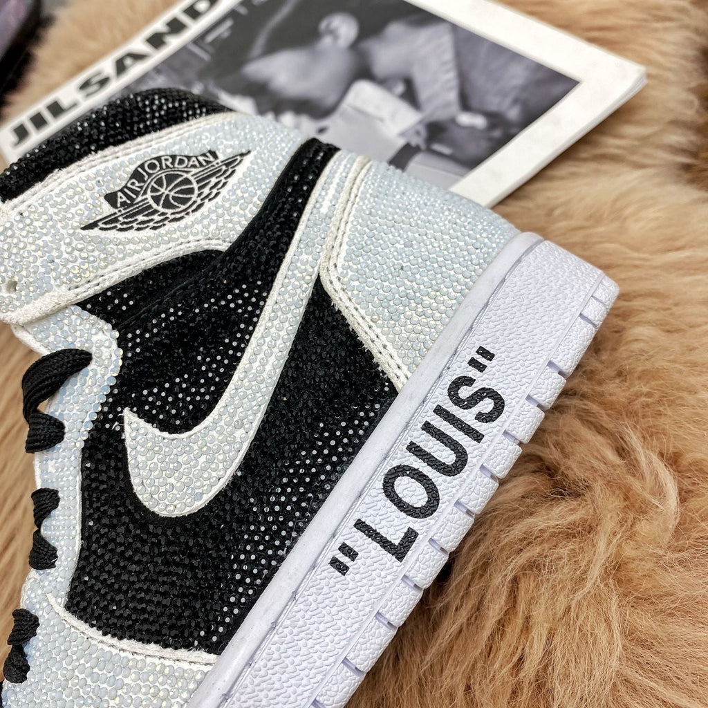 Nike Louis Vuitton High Top Beaded Women