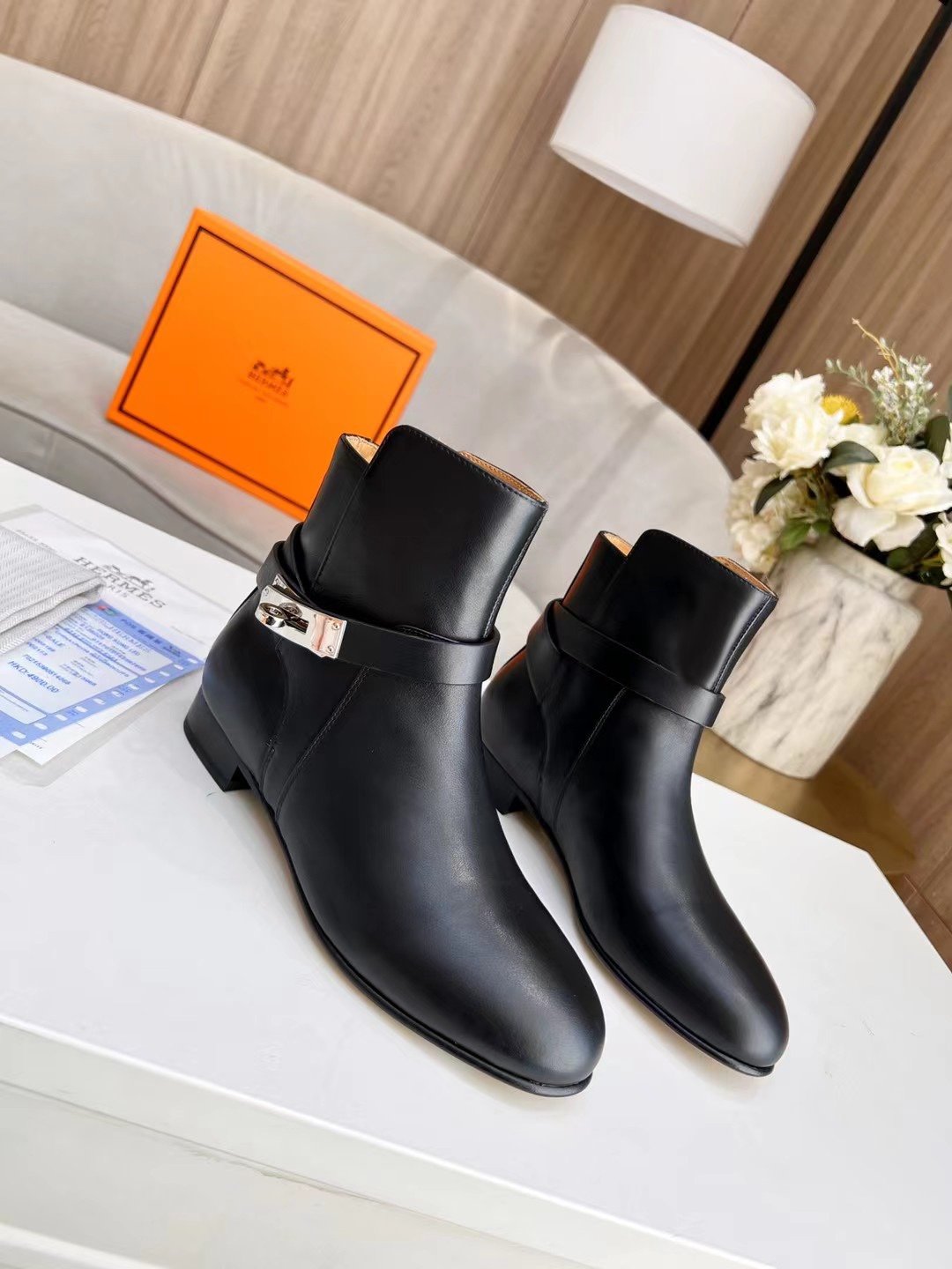 Hermes Neo Ankle Boot Black