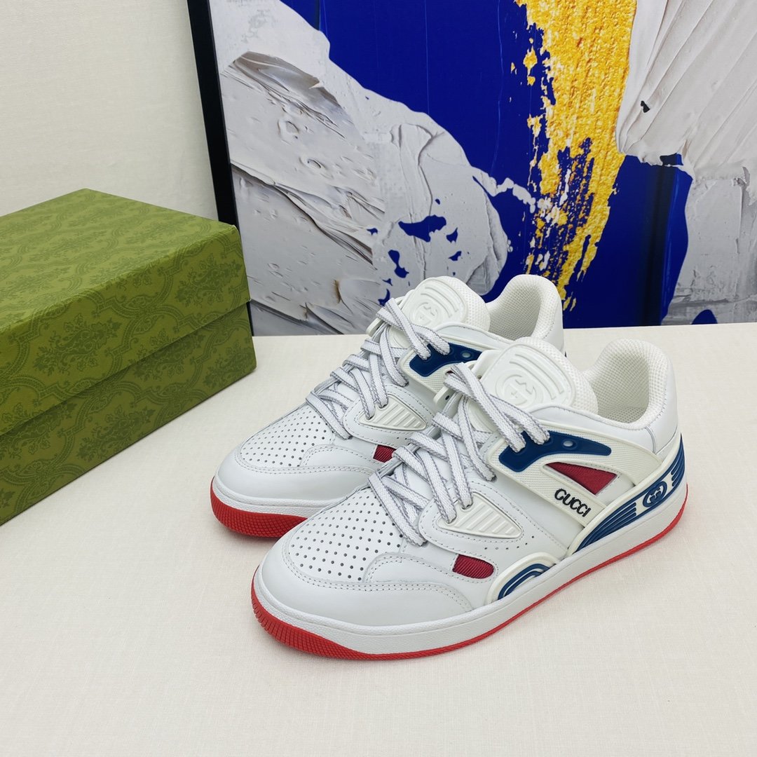 Gucci Basket Sneaker White