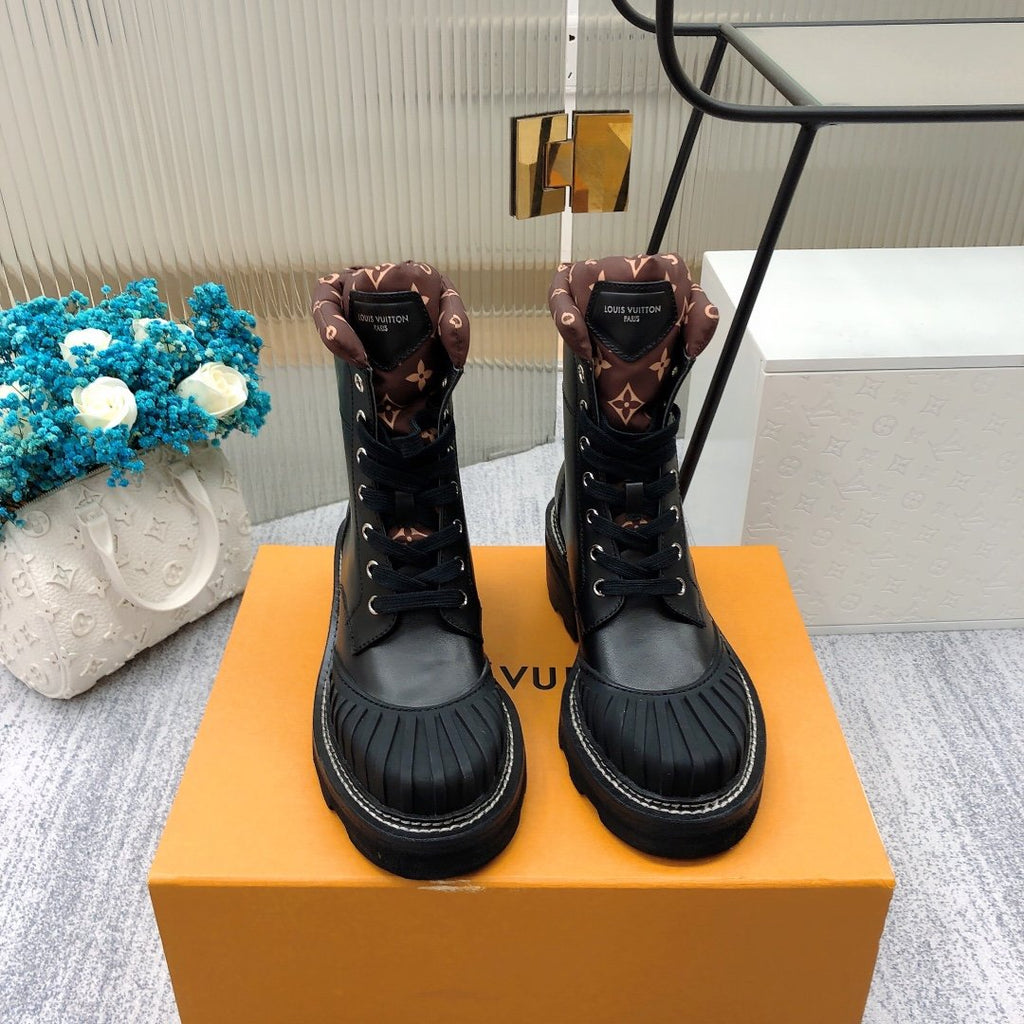 Louis Vuitton Beaubourg Ankle Boot Black