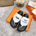 Hermes Elixir Sandal White