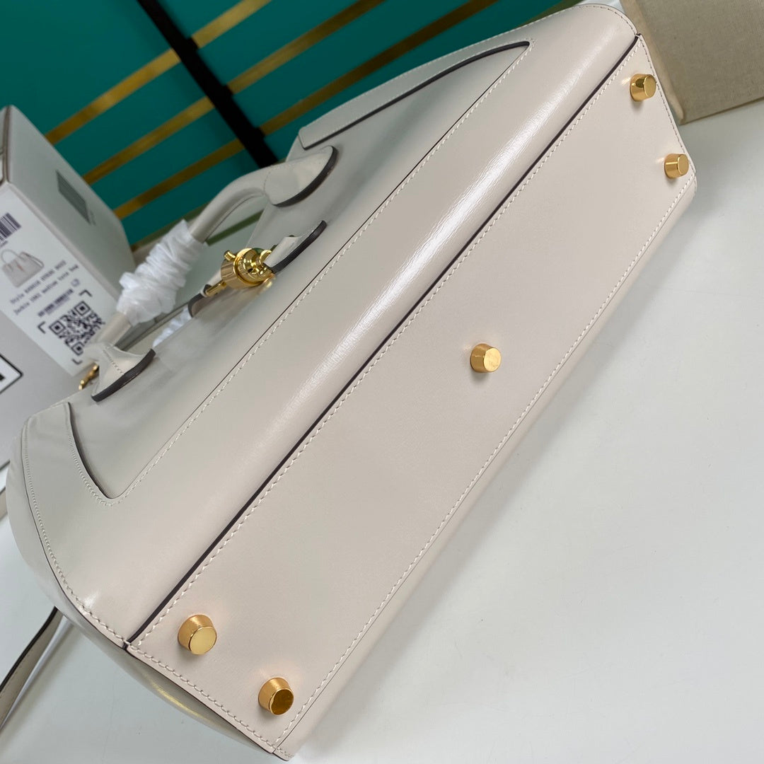 Gucci Jackie 1961 Medium Tote Bag 30cm White