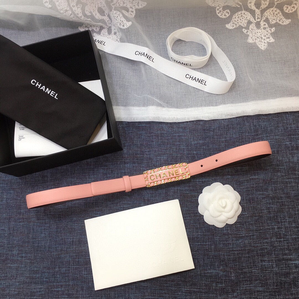 Chanel Belt With Double C Buckle