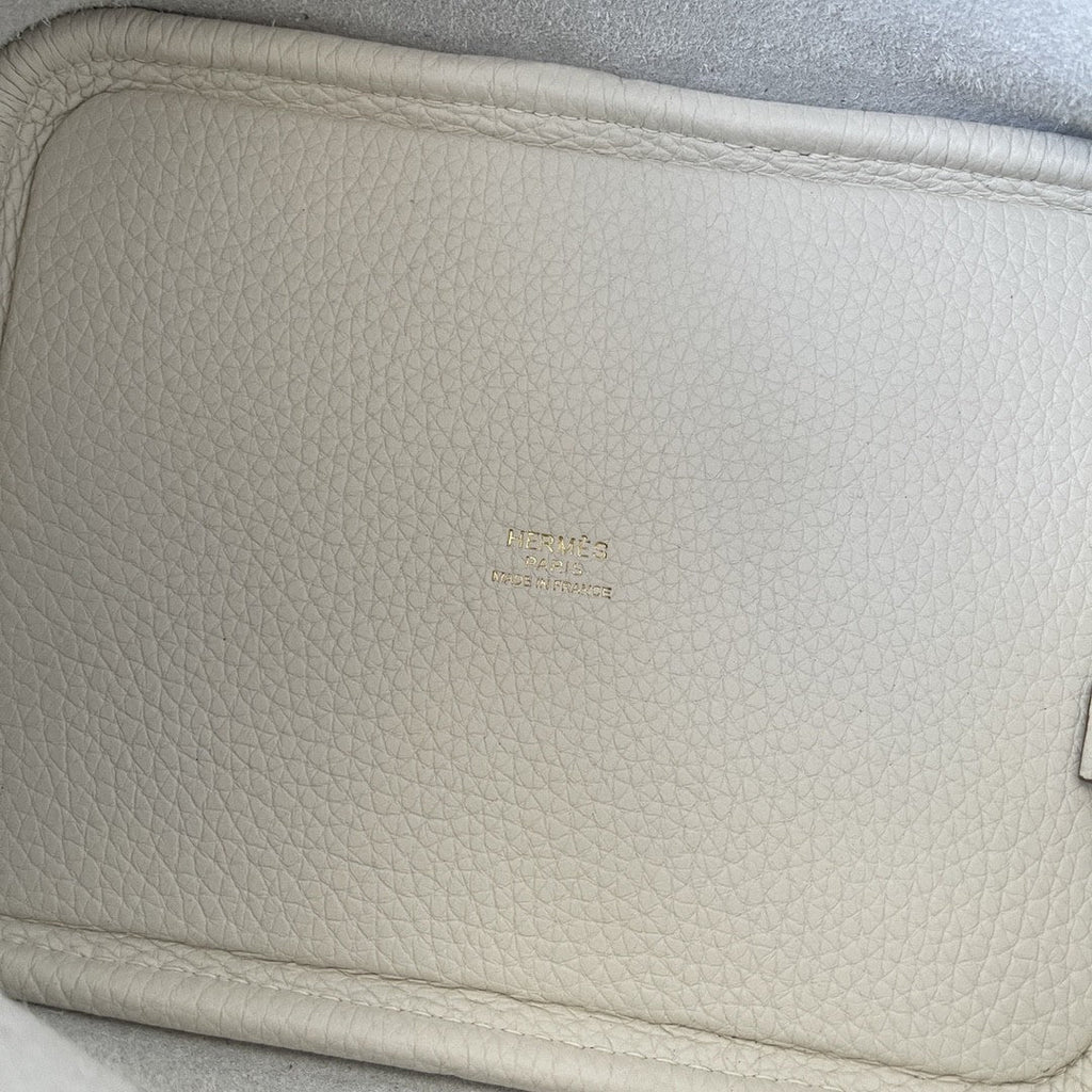 Hermes Picotin Lock 18 Bag White