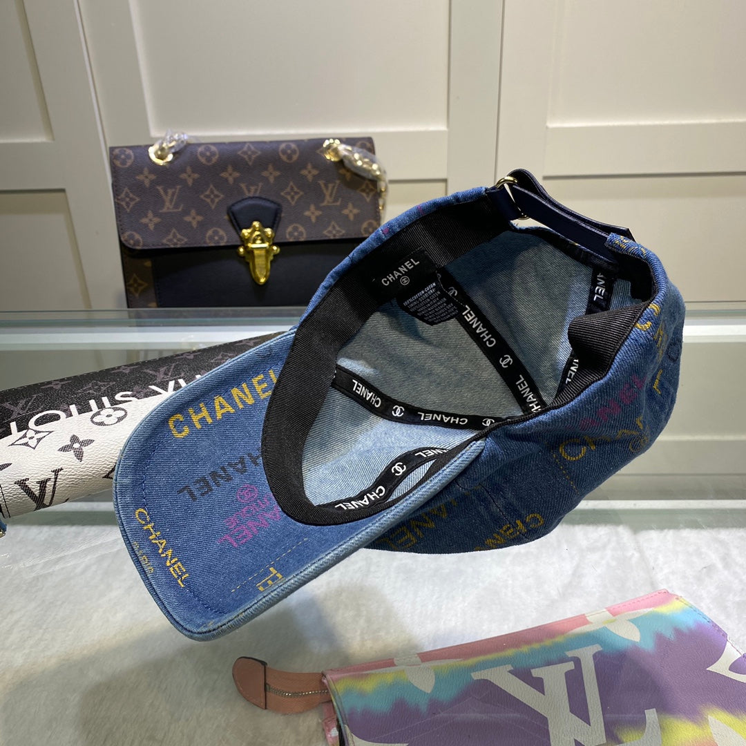 Chanel Blue Cap