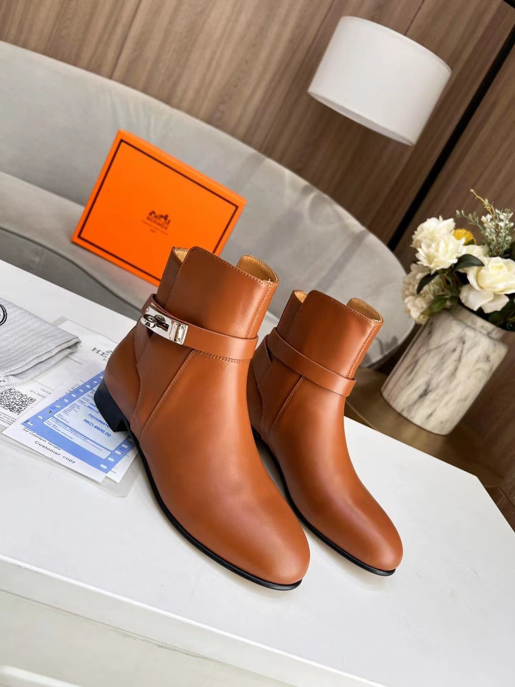 Hermes Neo Ankle Boot Brown