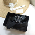 Chanel Belt With Double C Buckle Black