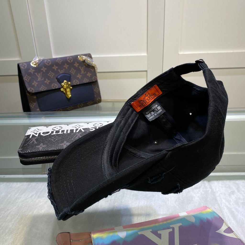 Hermes Davis H Primavera Cap Black