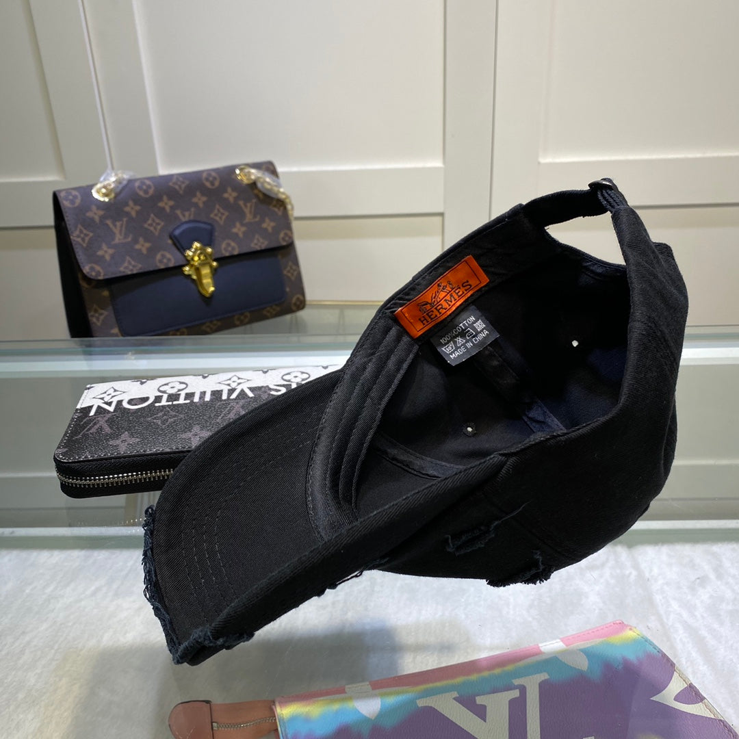 Hermes Davis H Primavera Cap Black